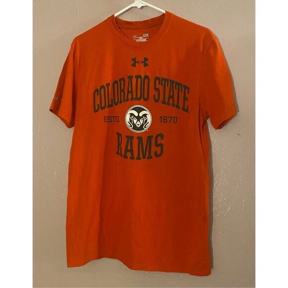 Under Armor Men’s Colorado State Rams Heat Gear Shirt Sz S - Picture 1 of 4